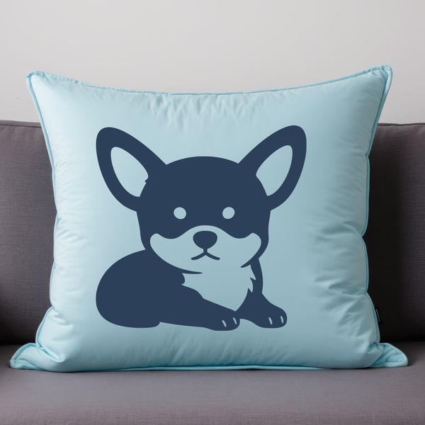 Small dog breed illustration with a detailed outline of a Chihuahua, suitable for commercial or personal use.