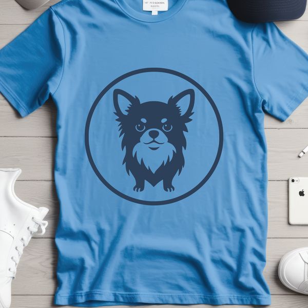 A small dog breed, Chihuahua, illustrated in vector format.