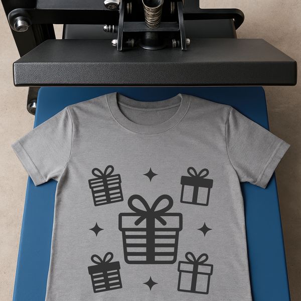 A colorful illustration of a wrapped gift box with a bow on top, suitable for various commercial and personal uses.