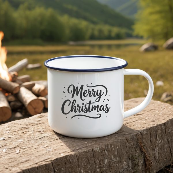 A festive Christmas quote designed with clean lines and modern typography.