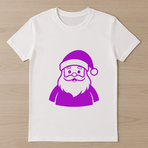 A festive illustration of Santa Claus in a traditional winter attire.