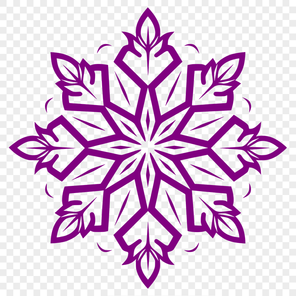 Unique Snowflake In PDF