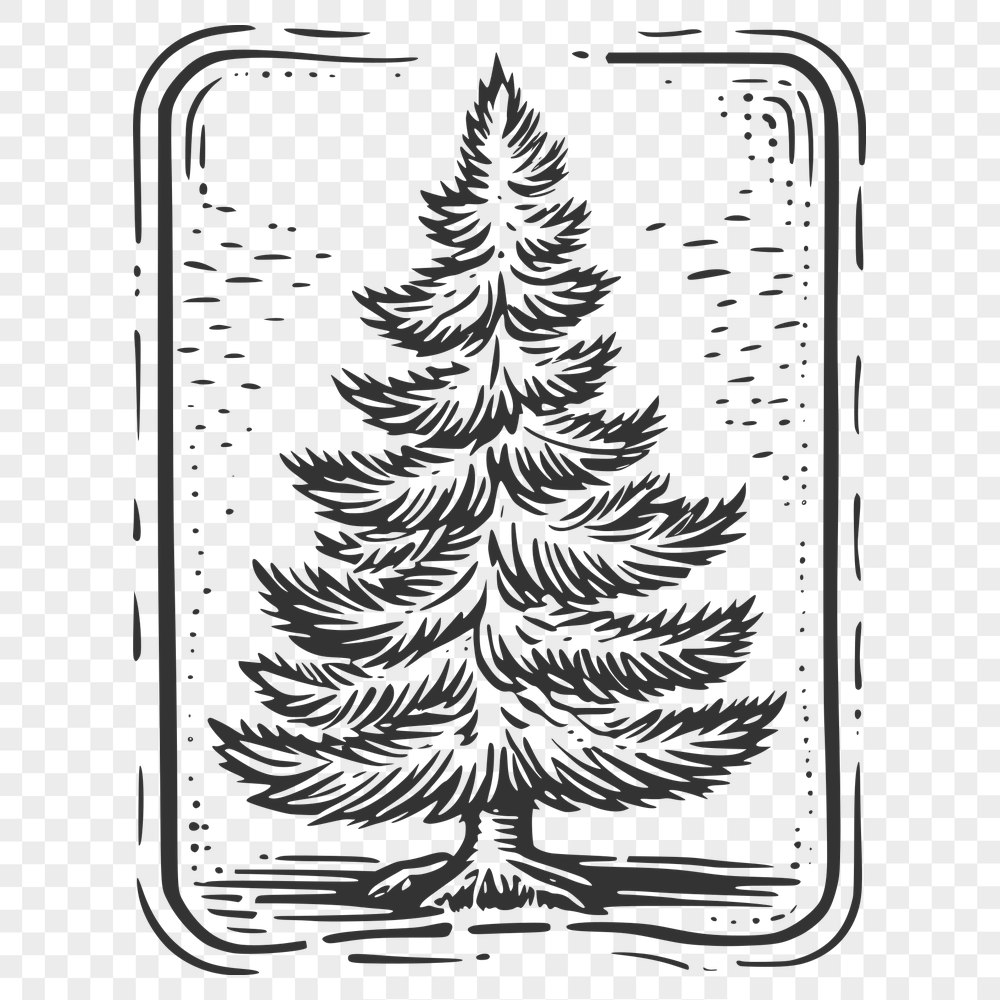 Christmas Tree In DXF File Format