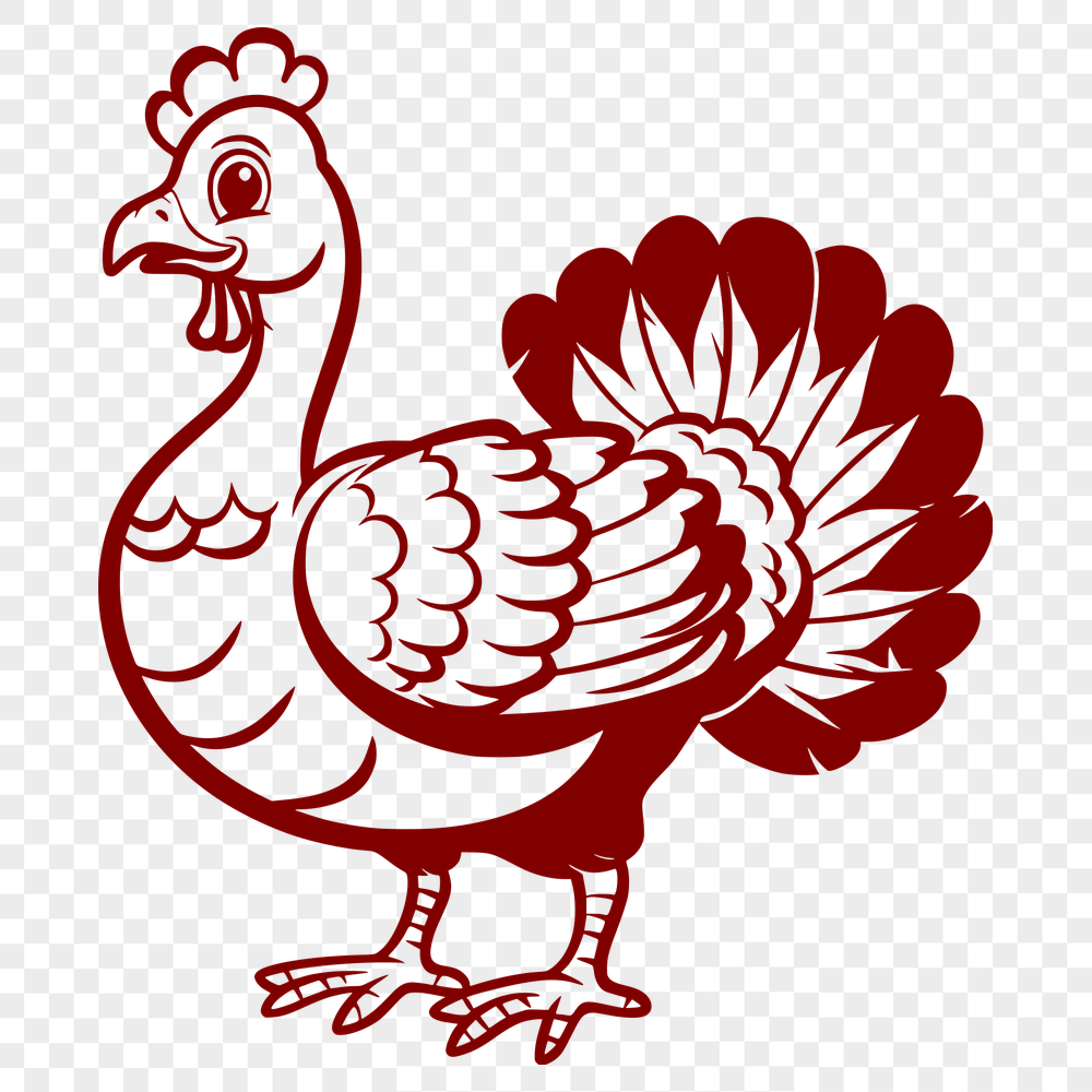 Creative Turkey Illustration