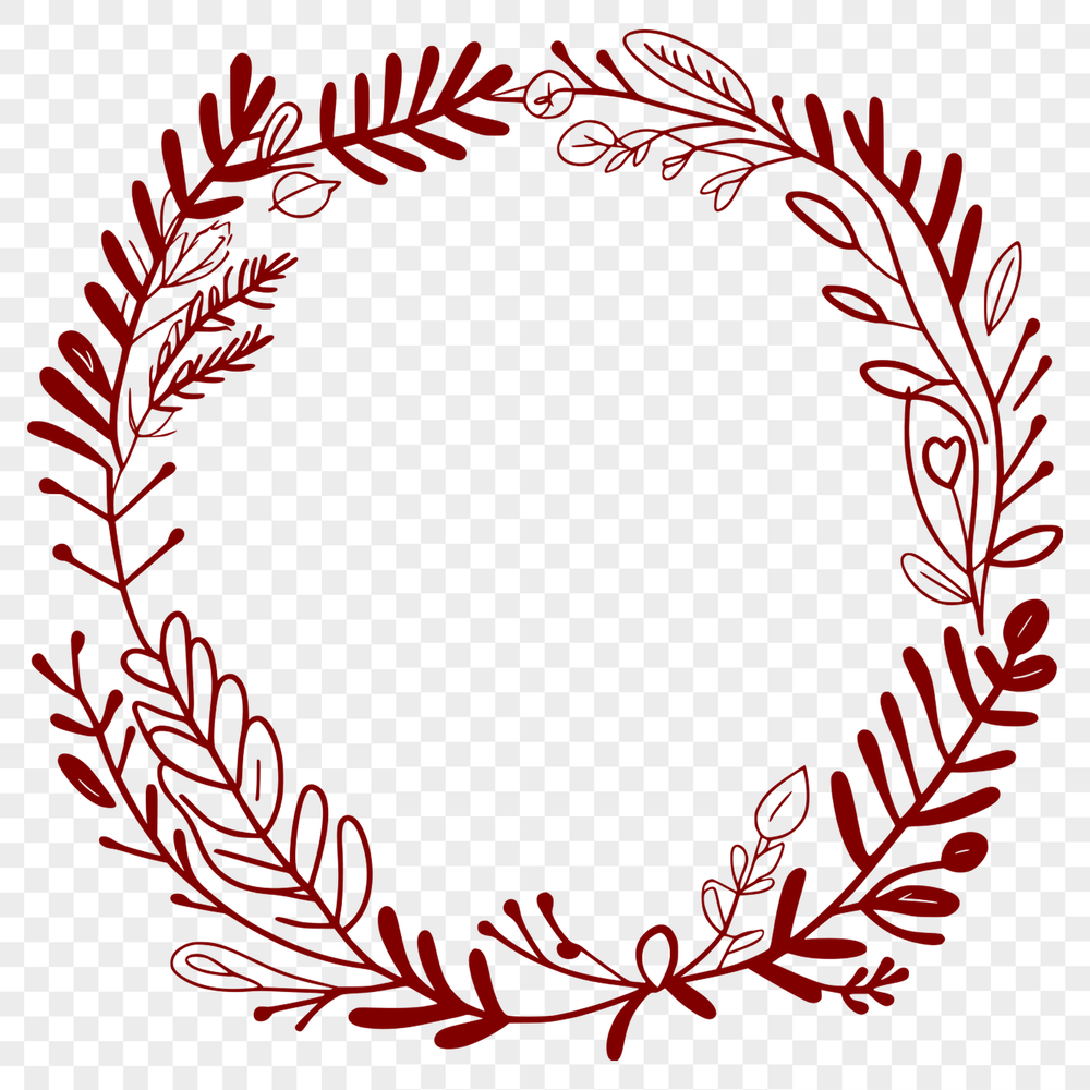 Elegant Floral Arrangement A floral design featuring a circular arrangement of leaves and flowers.