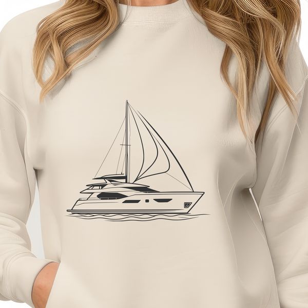 Free Downloadable SVG Clip Art Boat Design A free vector illustration of a boat in various formats including SVG and PNG for easy editing and customization.