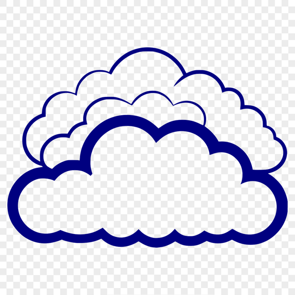 Beautiful White Cloud SVG Illustration A simple illustration of a white cloud in the sky, suitable for vector design projects.