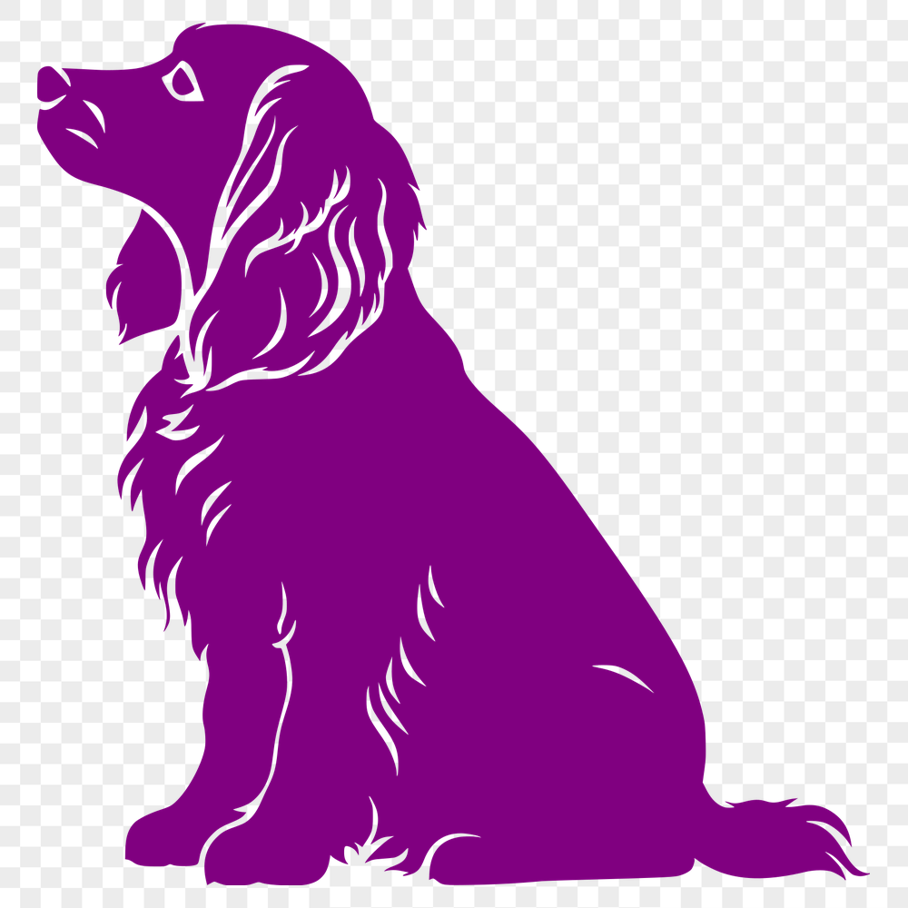 Cute Cocker Spaniel DXF