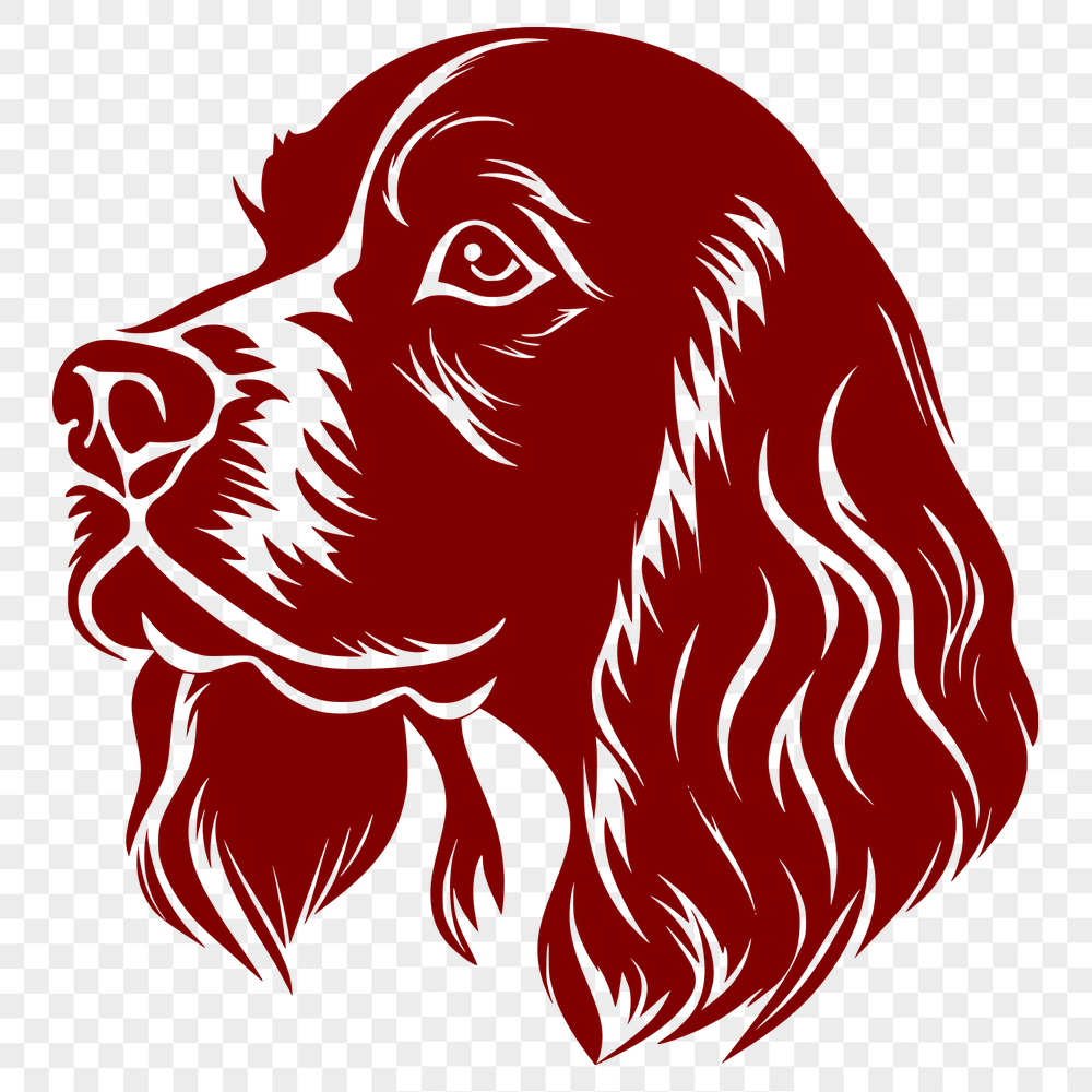 Cocker Spaniel In SVG, PNG, PDF And DXF Formats