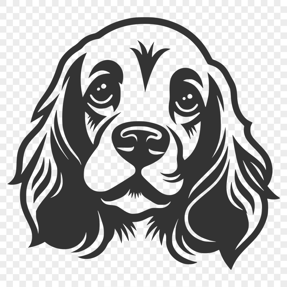 Free Unique Cocker Spaniel Vector Image