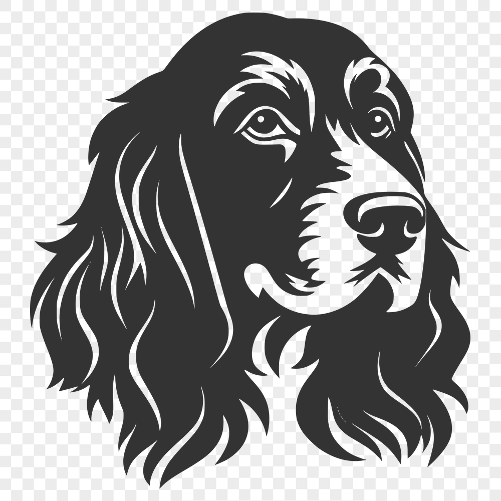 Free Unique Cocker Spaniel Vector Craft File