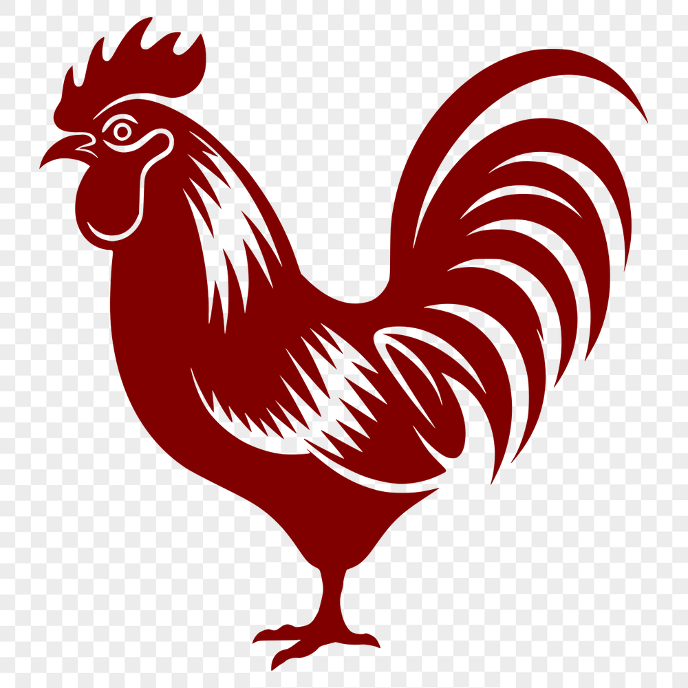 Free Artistic Chicken Stencil