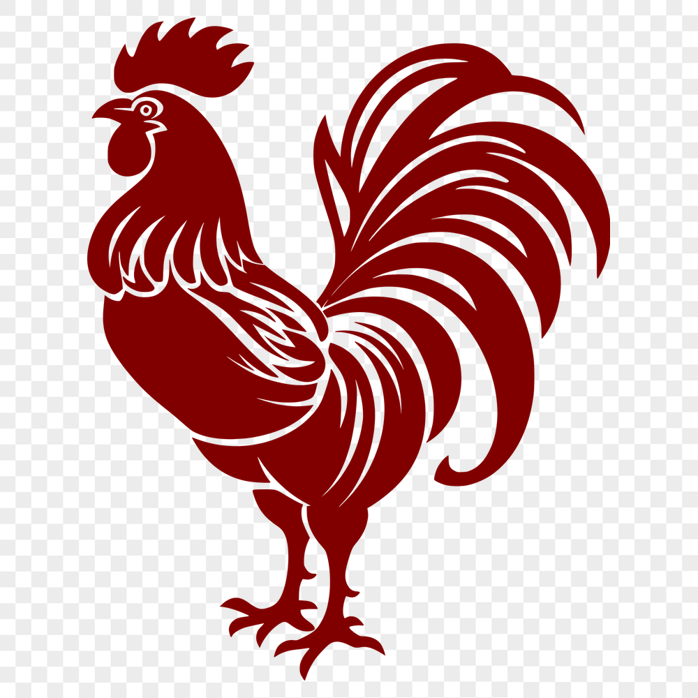 Free Rooster Vector Craft File