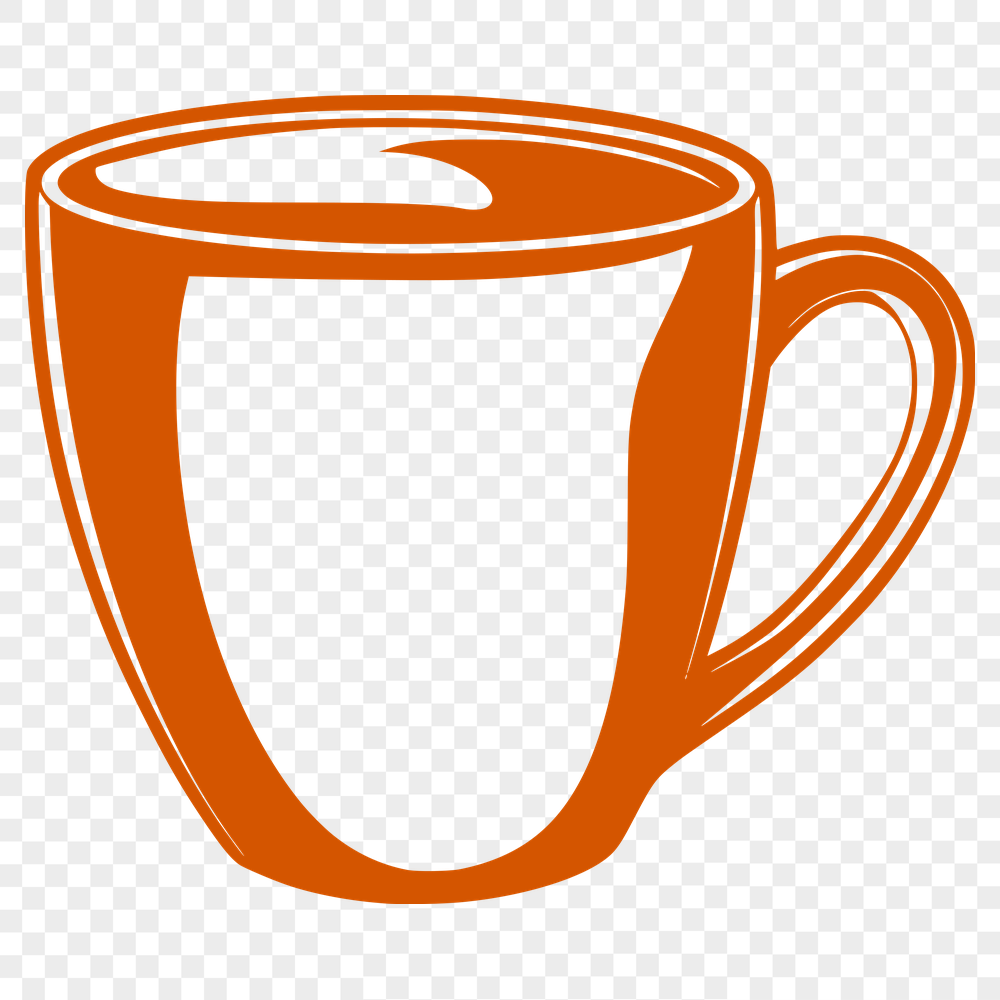 Coffee Cup In SVG Format - Free Commercial Use License