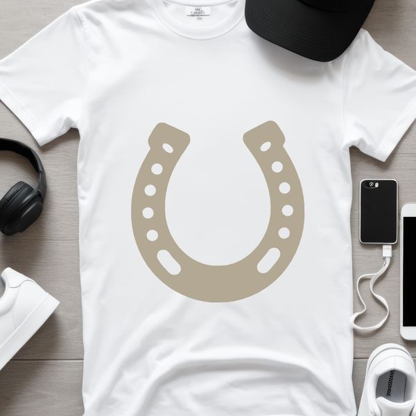 SVG horse shoe vector for commercial use and design projects