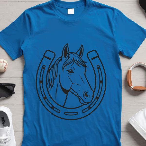 SVG horse shoe vector for Cricut and laser cutting projects
