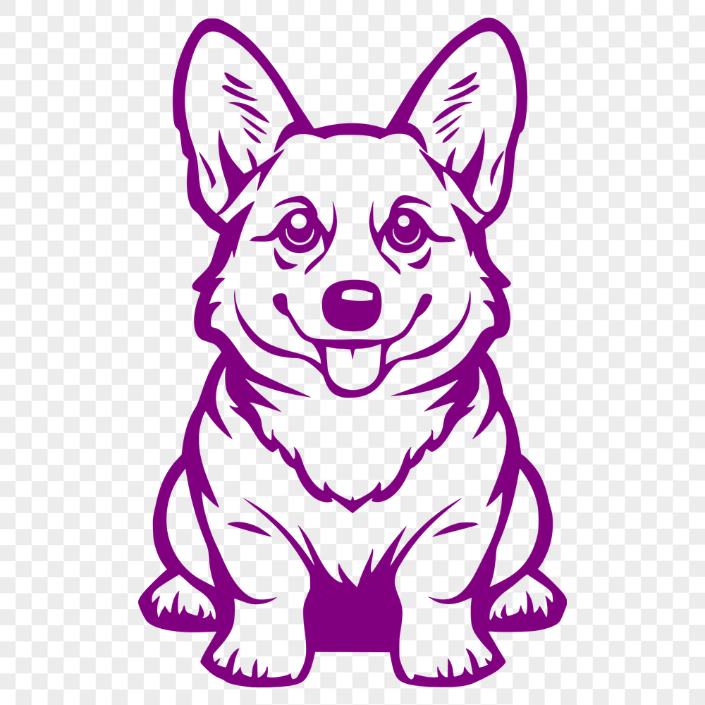 Free Corgi In SVG & DXF