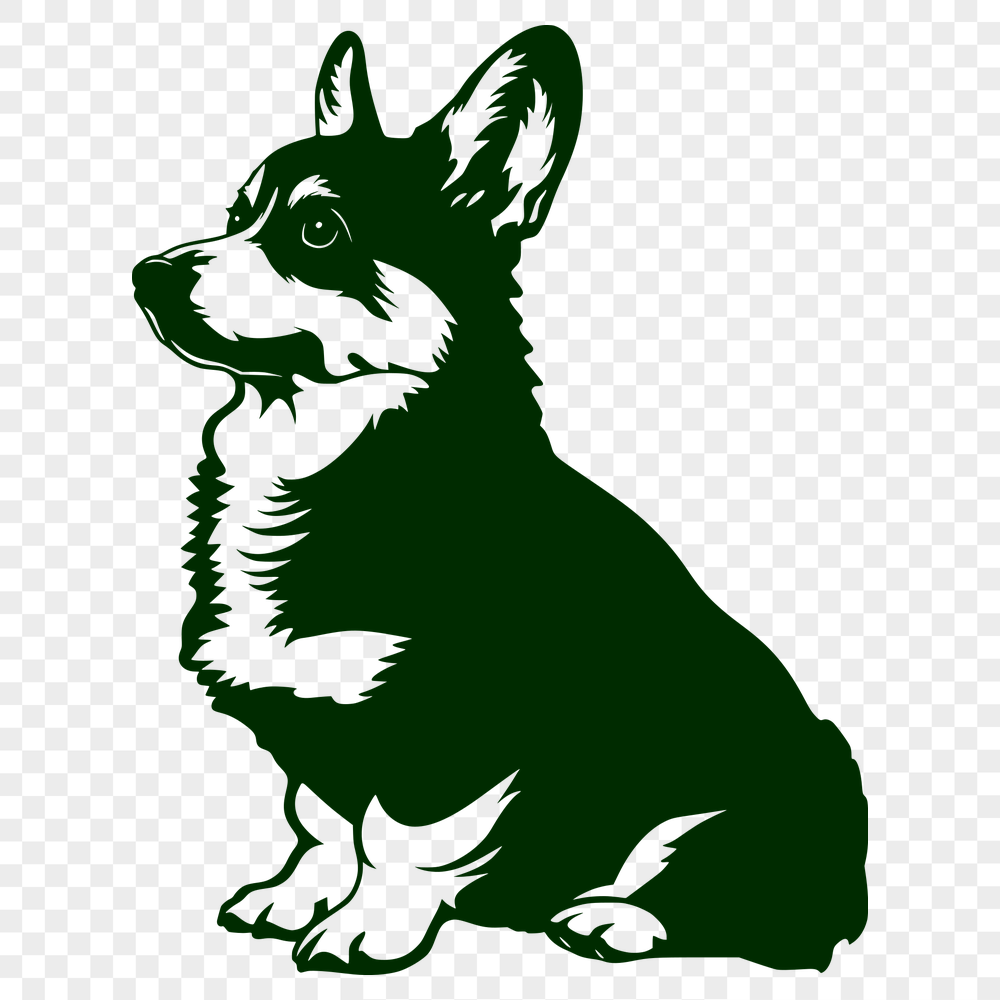 Sitting Corgi PNG