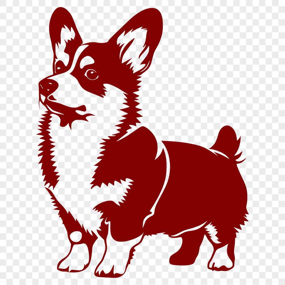 Standing Corgi Template