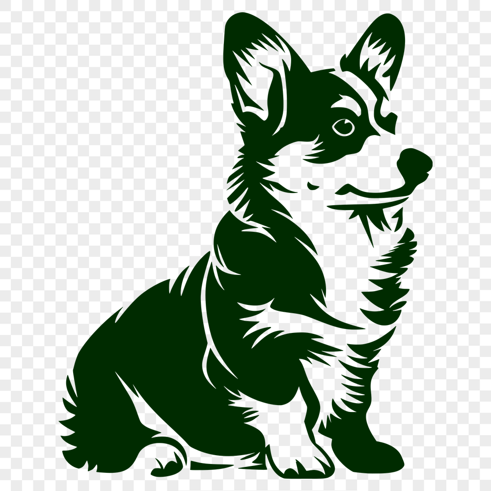 Beautiful Corgi Digital Art