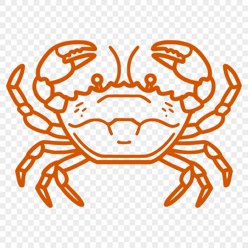 Unique Crab DXF