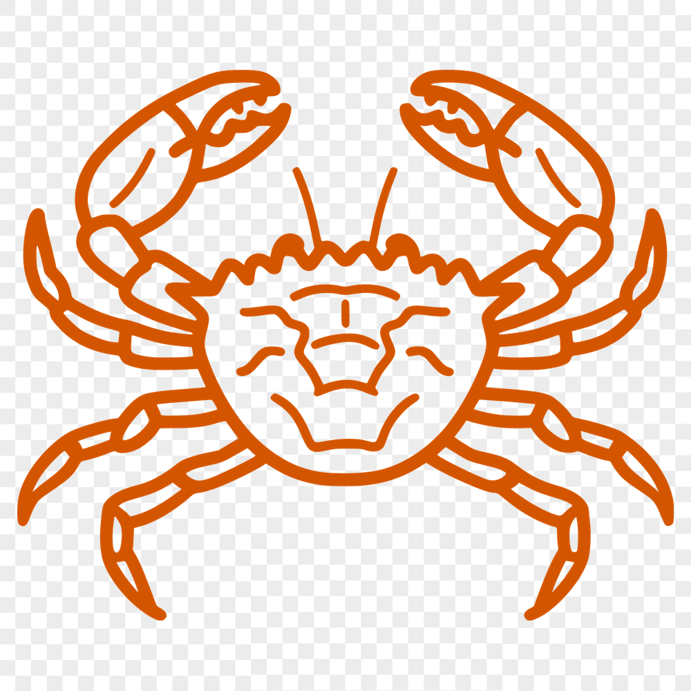 Free Stunning Crab Vector Craft File