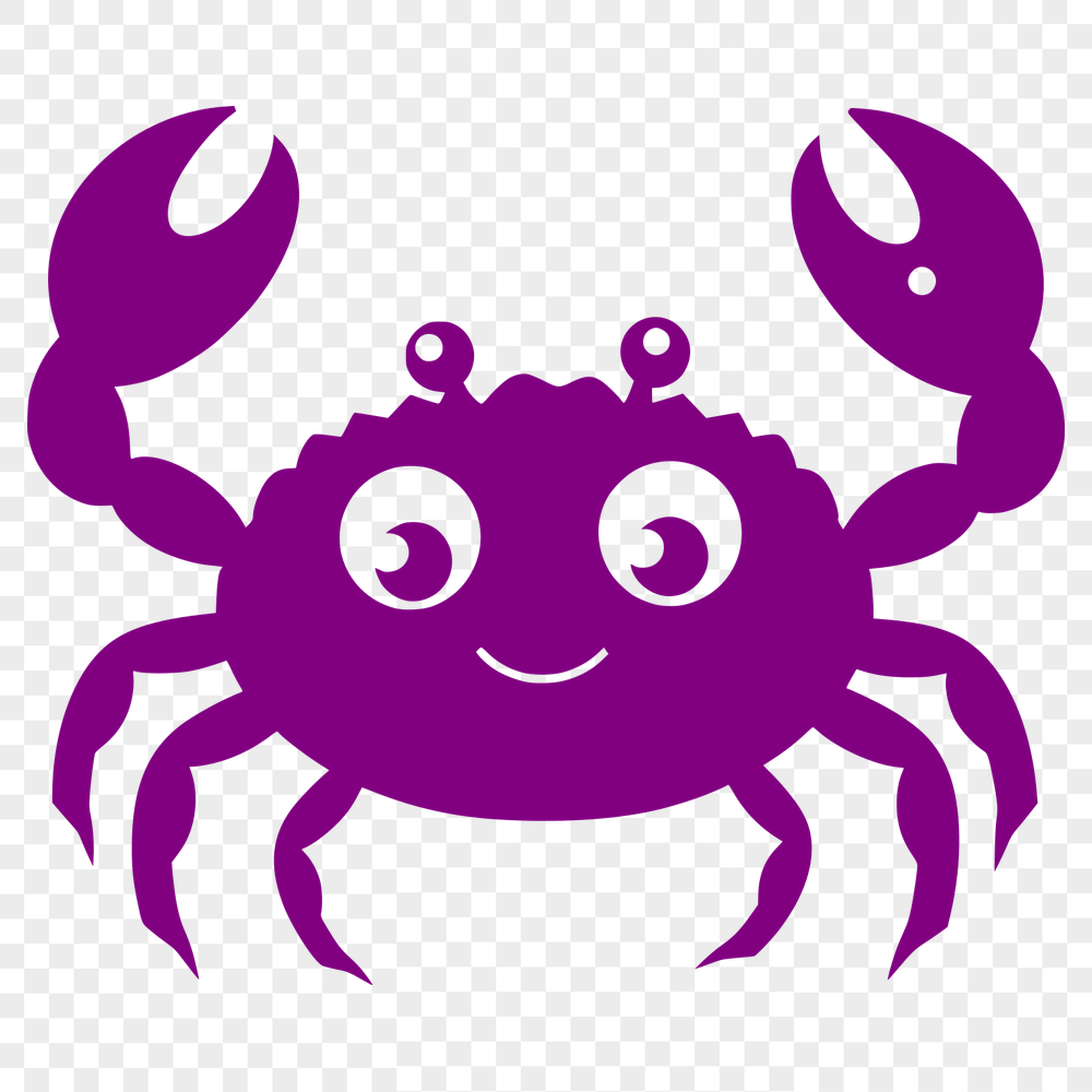 Free Unique Crab Vector Drawing