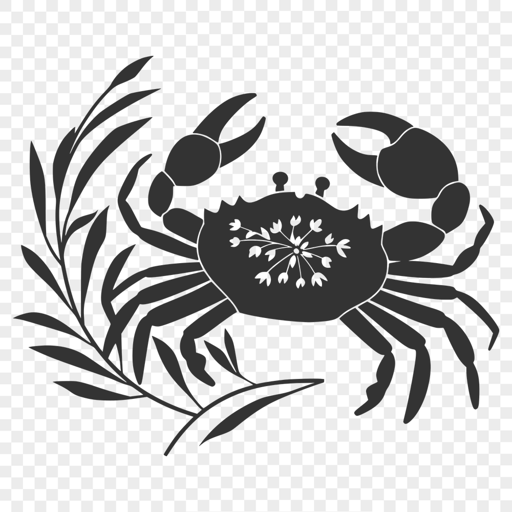 Free Stunning Crab Vector Image