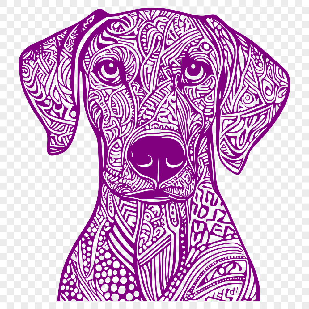 Stunning Weimaraner In DXF - Free Digital Download