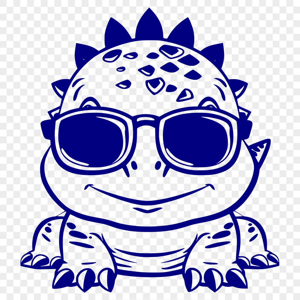 Free Dinosaur Wearing Sunglasses