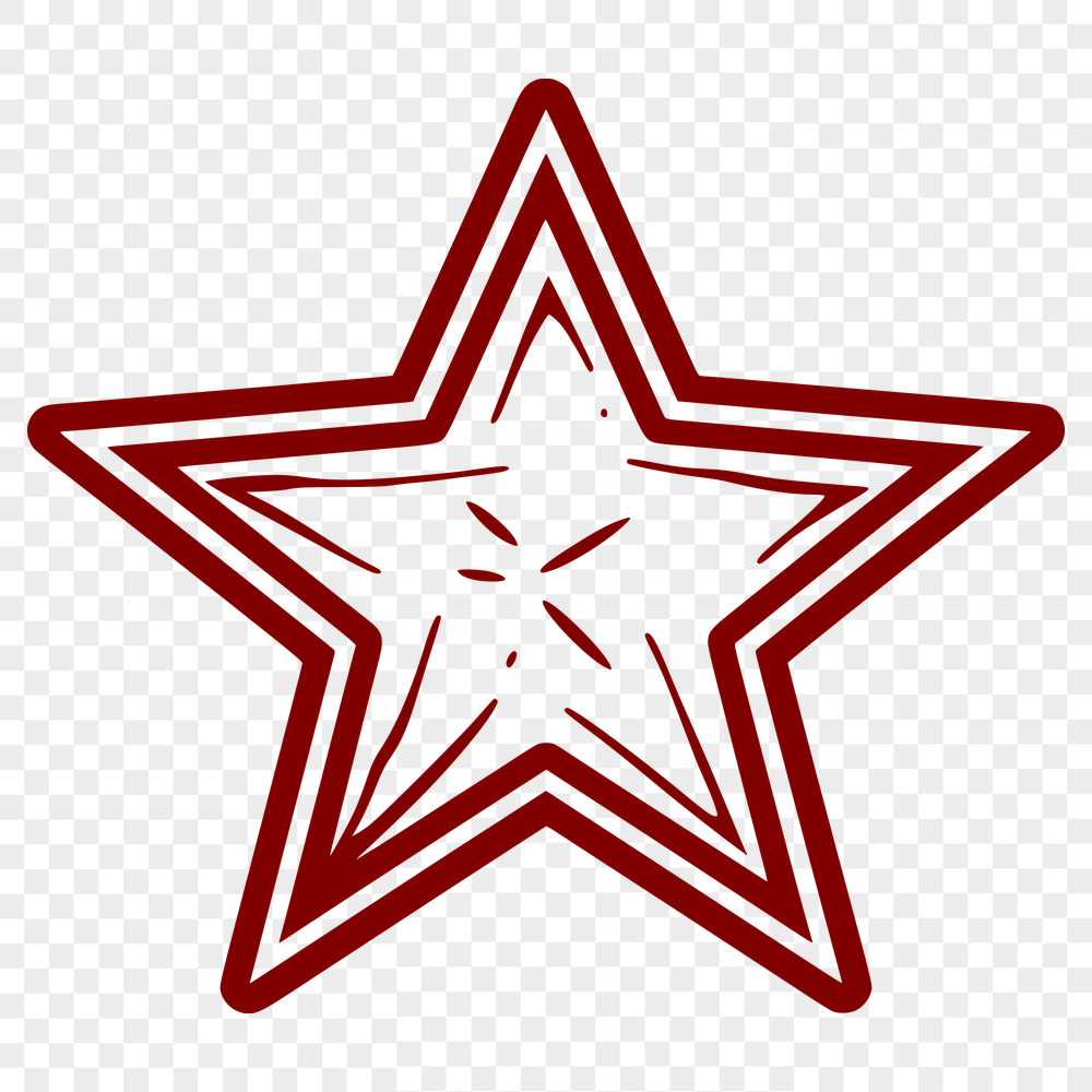 Beautiful Star In DXF For Free Download