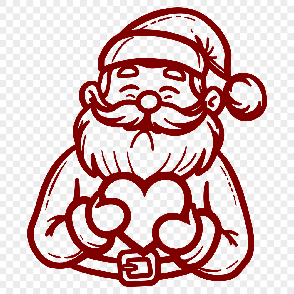 Free Santa - Cricut PNG