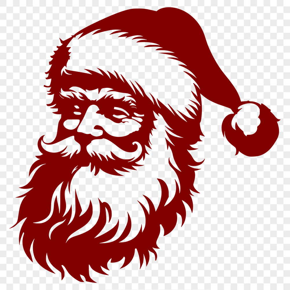 Beautiful Santa Claus In DXF