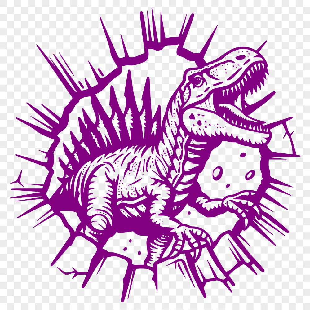 Unique Dinosaur - Prehistoric DXF