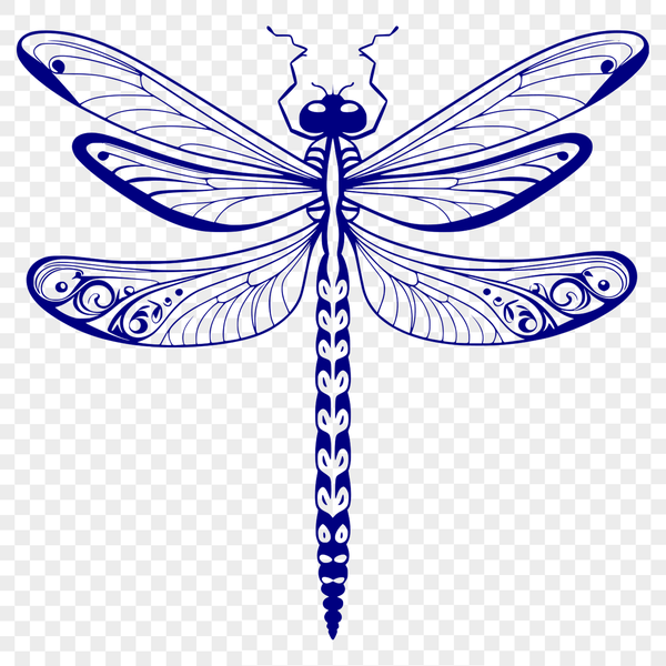 Dragonfly in Flight SVG Illustration A colorful illustration of a dragonfly in flight, suitable for vector design and commercial or personal use.