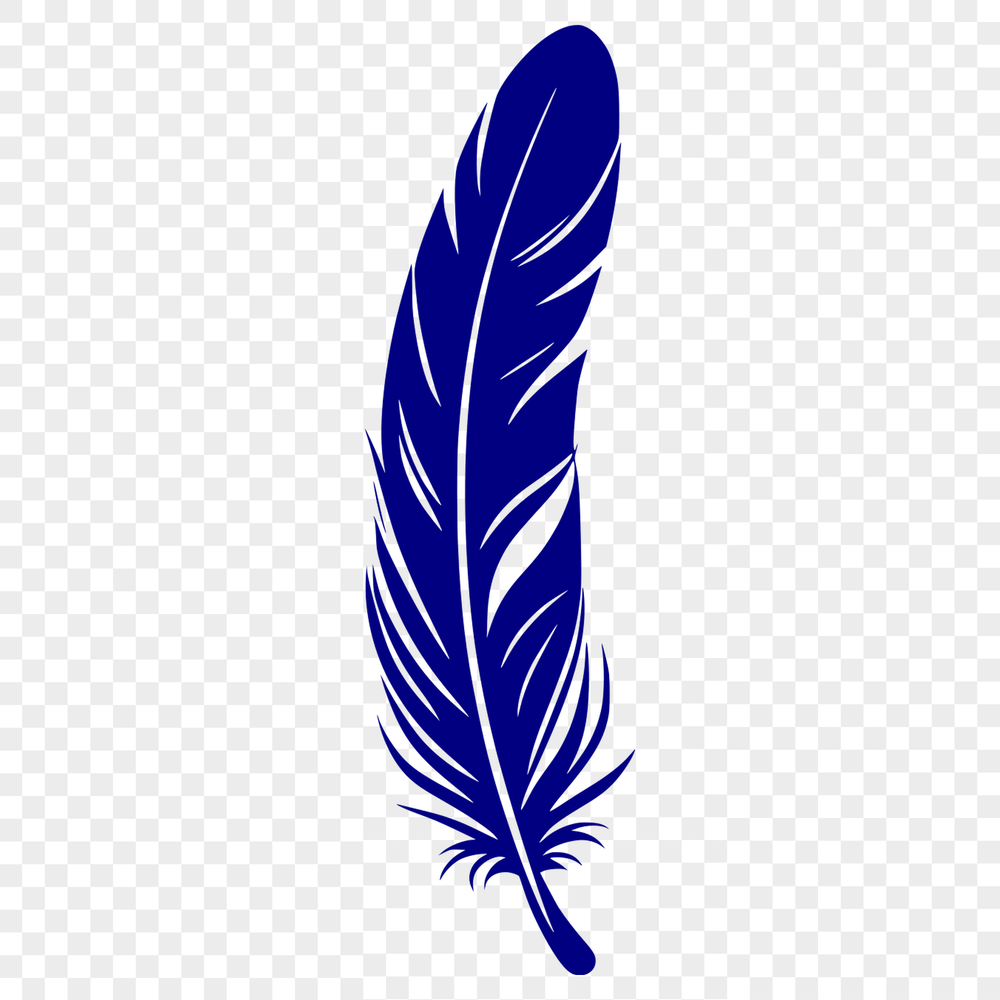 Beautiful Feather Illustration for Vector Projects A delicate feather illustration suitable for vector art projects.