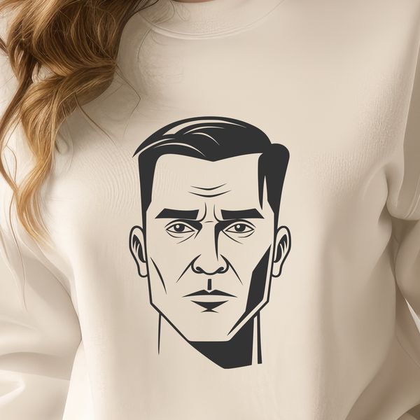 Hand-Drawn Male Vector Graphic A simple illustration of a man in vector format.