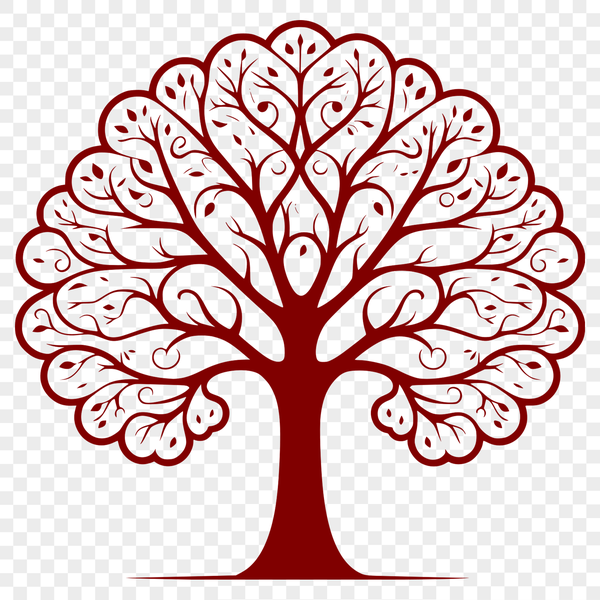 SVG Tree Clipart Download A simple line art illustration of a tree, suitable for vector graphic designs.