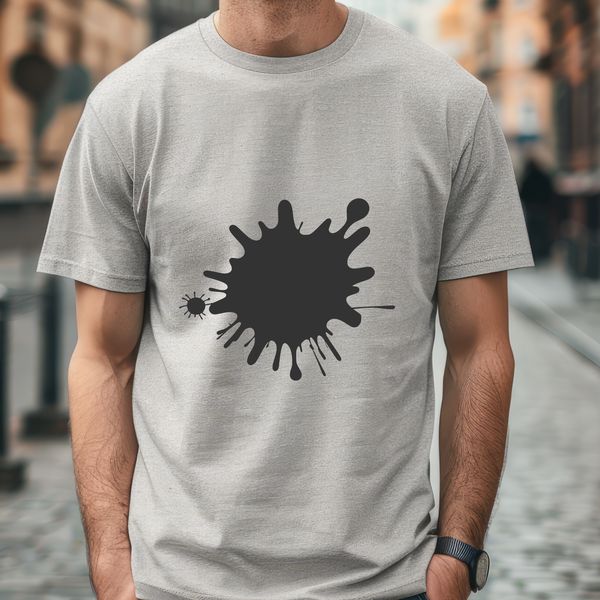Fun Splat Design SVG File A colorful splat shape, ideal for adding visual interest to designs.