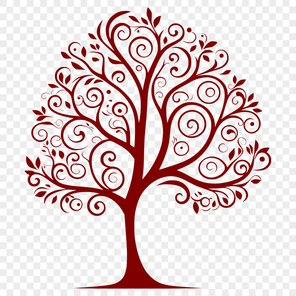 Free High-Quality Vector Tree Clipart A high-quality vector illustration of a single tree in detail, suitable for various design projects.