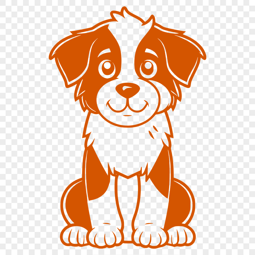 Unique Dog Vector Art