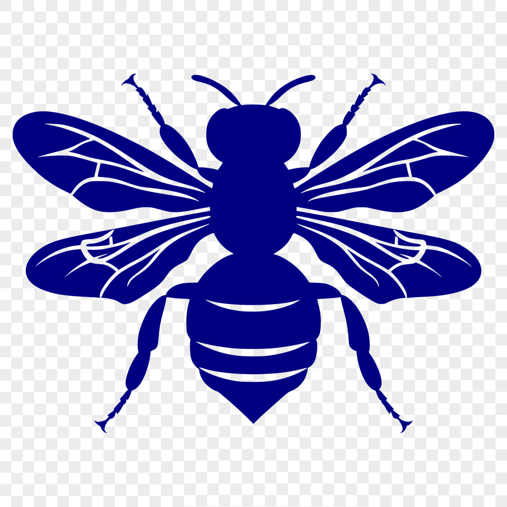 Free Artistic Bee Decal