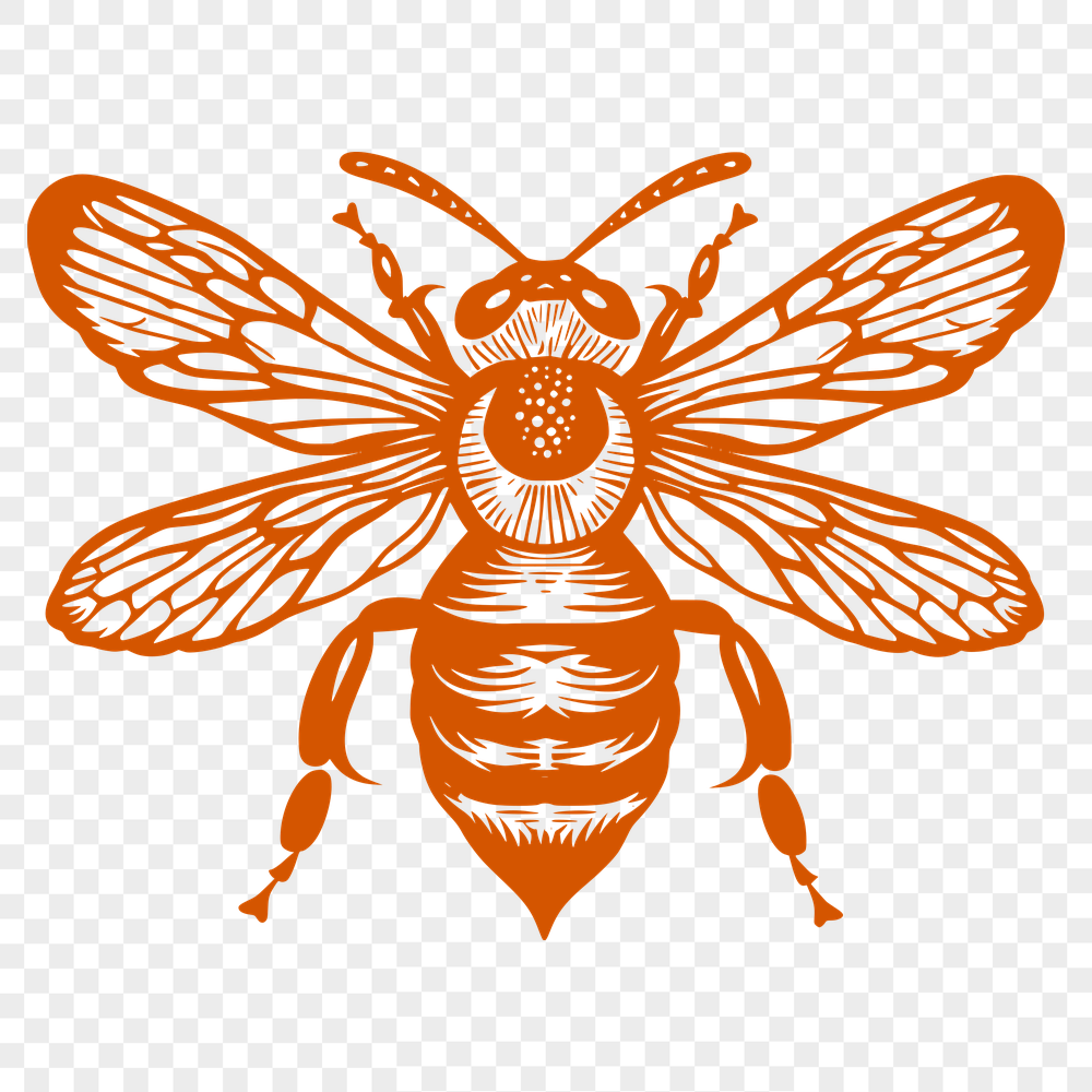 Free Artistic Bee Clip Art