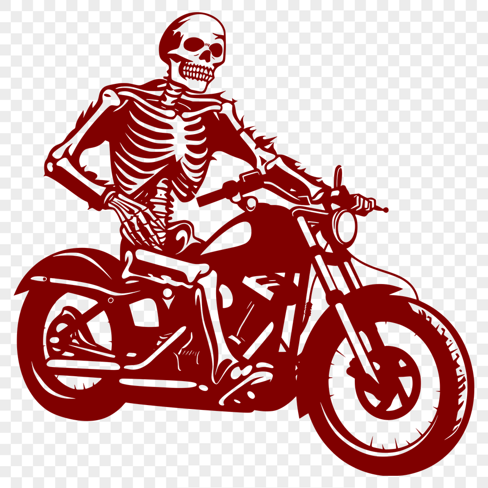 Free Creative Motorbike Vector Illustration