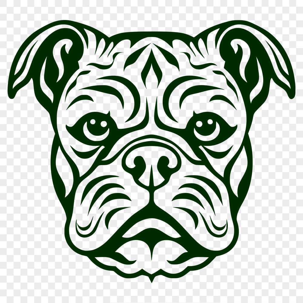 Free Unique Bulldog Printable Image