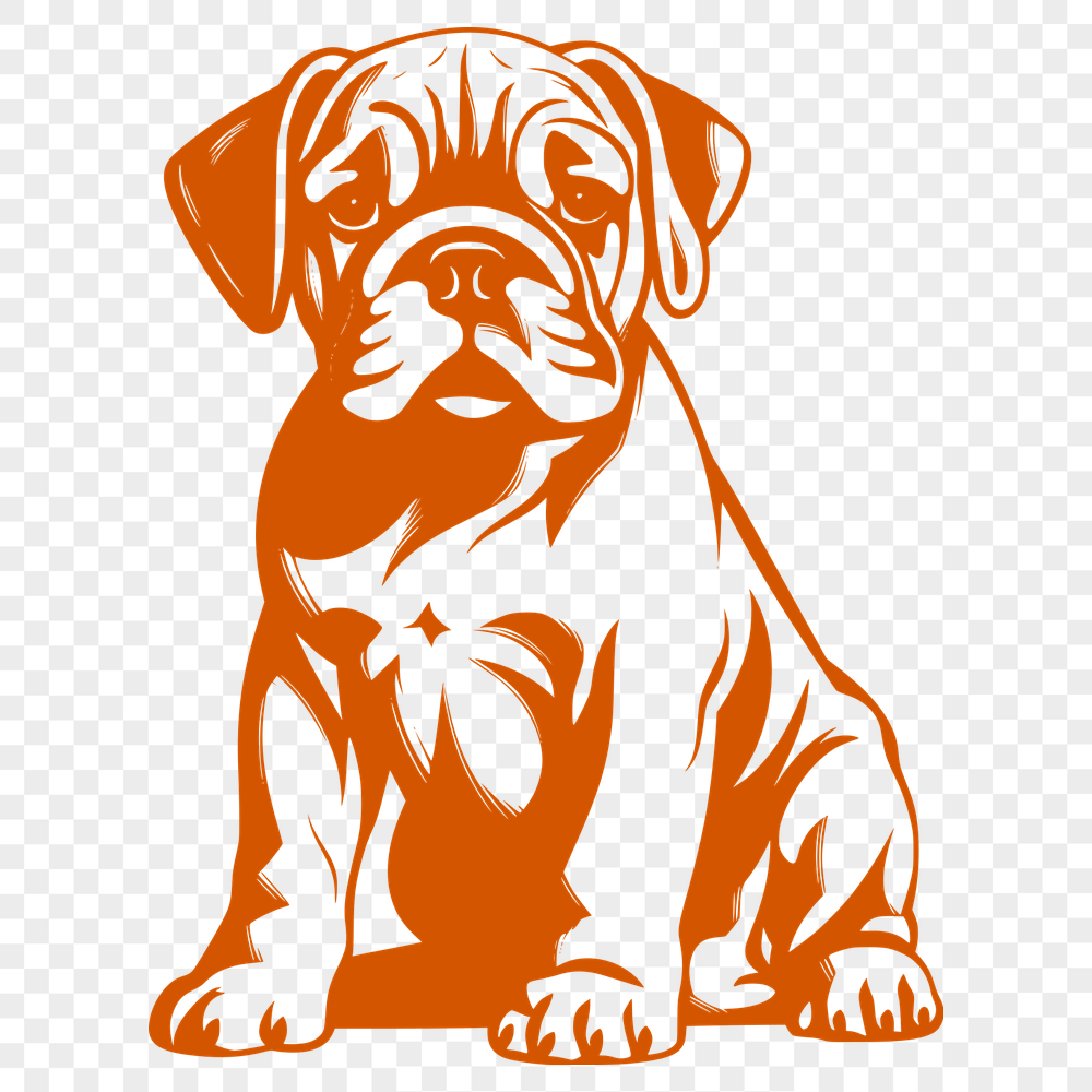 Cute Dog Vector Art