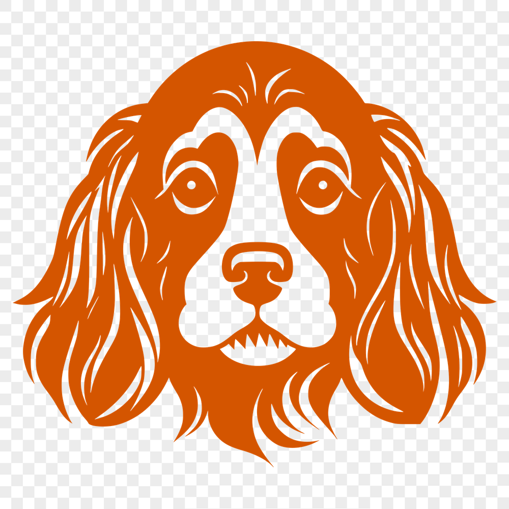 Stunning Cocker Spaniel Vector Illustration