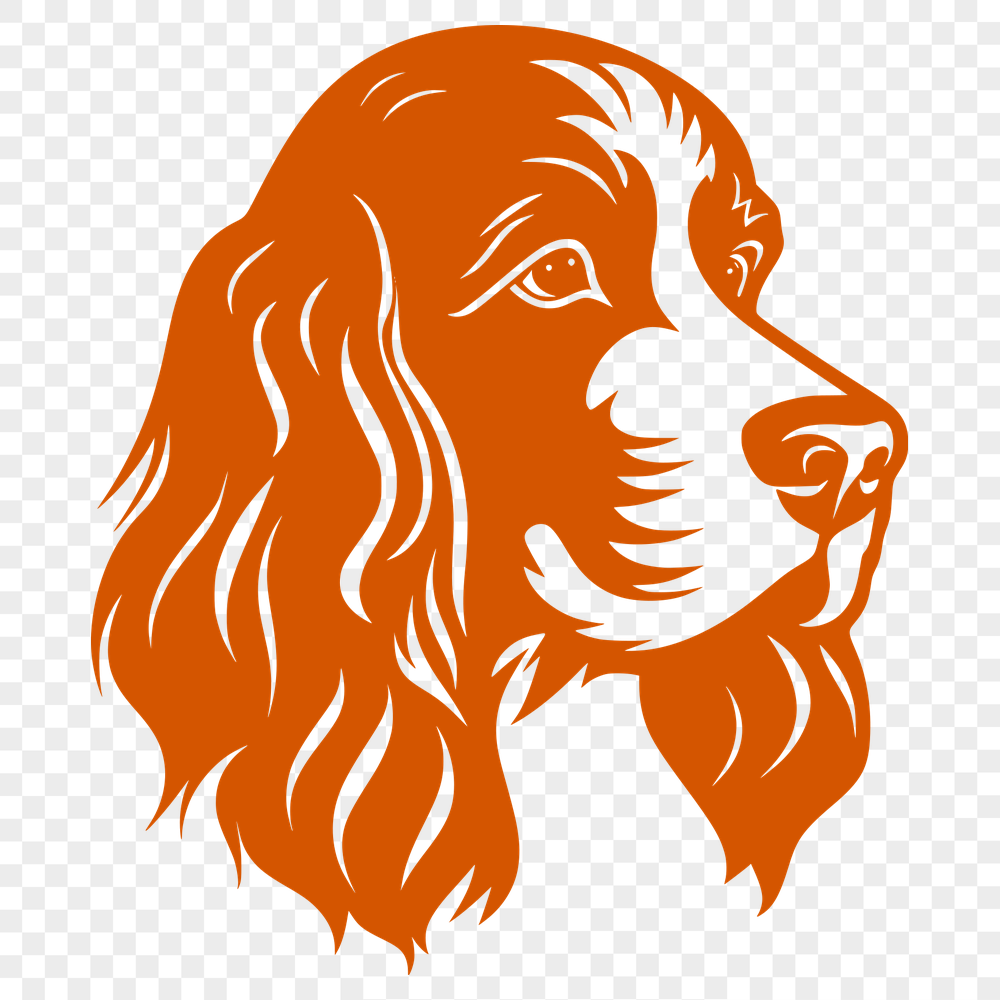 Artistic Cocker Spaniel PNG