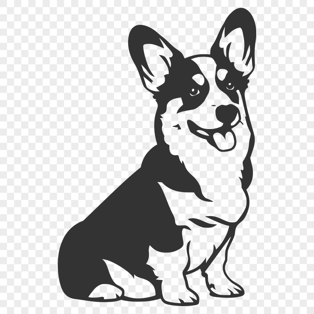 Free Corgi Vector Illustration