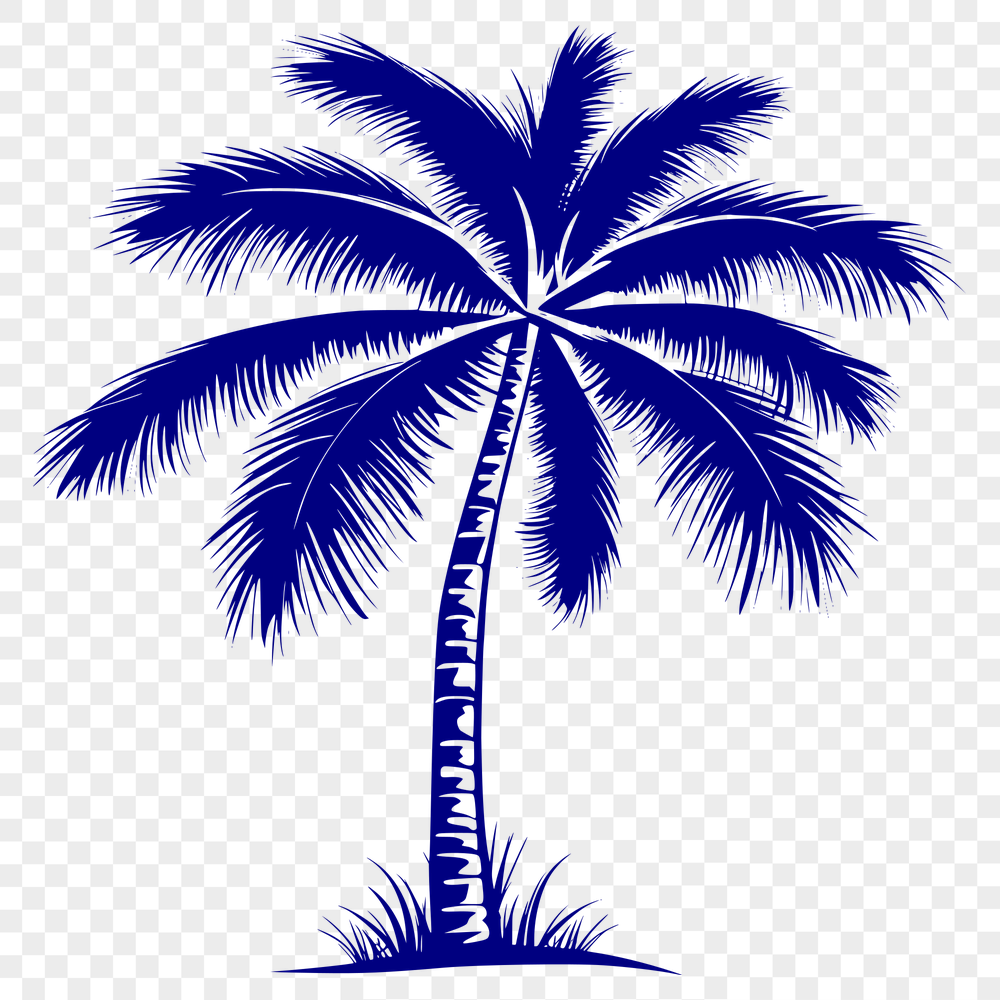 Palm Tree In SVG Format - Free Digital Download, Commercial Use